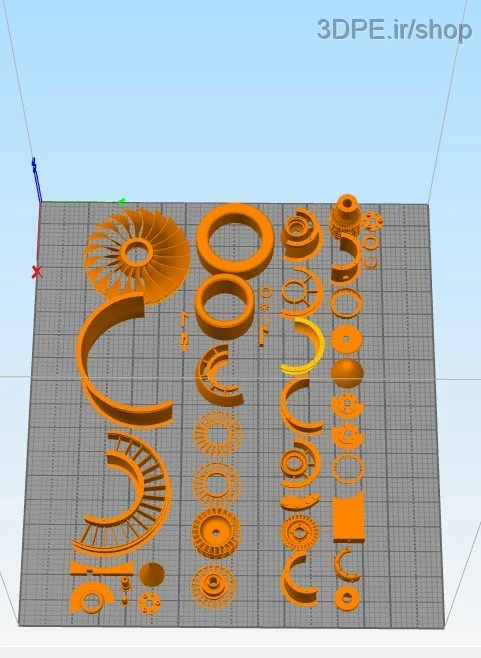 مدل3بعدی توربین