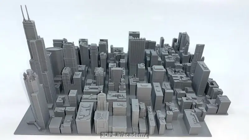 مدل سه بعدی شهر شیکاگو