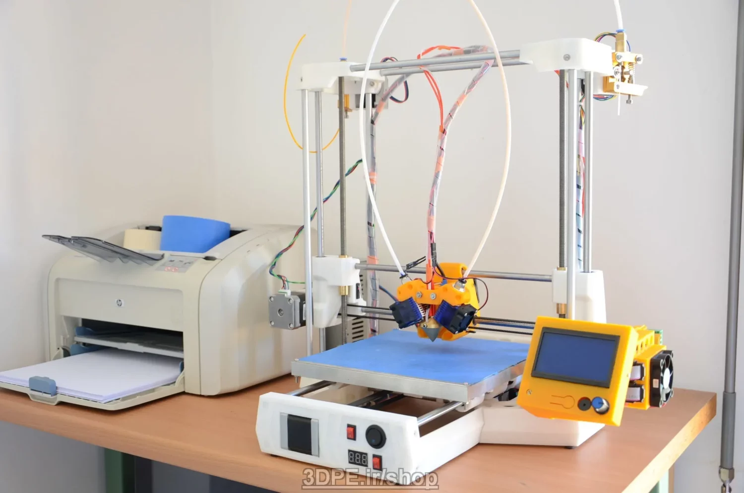 مدل سه بعدی قطعات مورد نیاز ساخت چاپگر سه بعدی