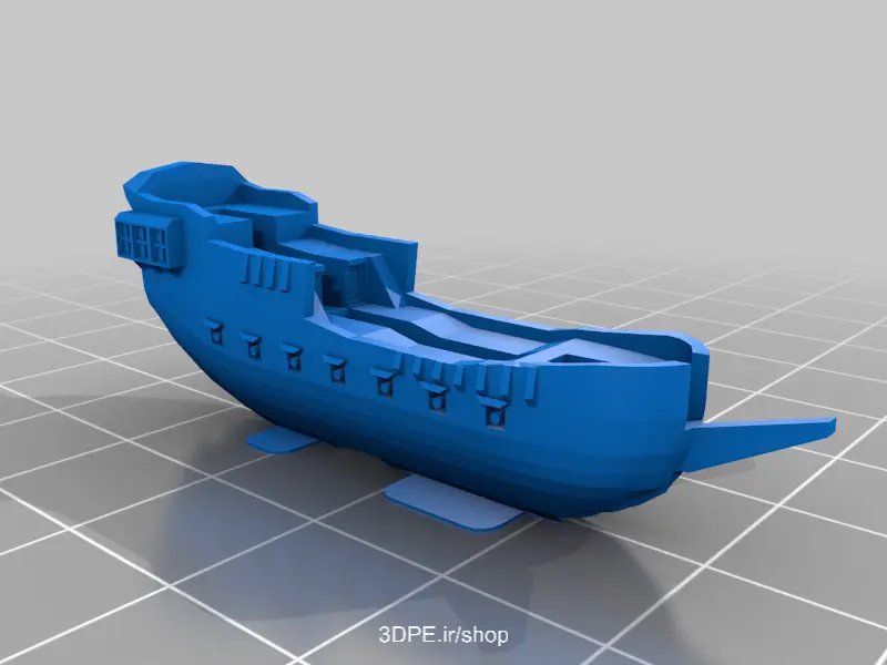مدل سه بعدی ماکت کشتی
