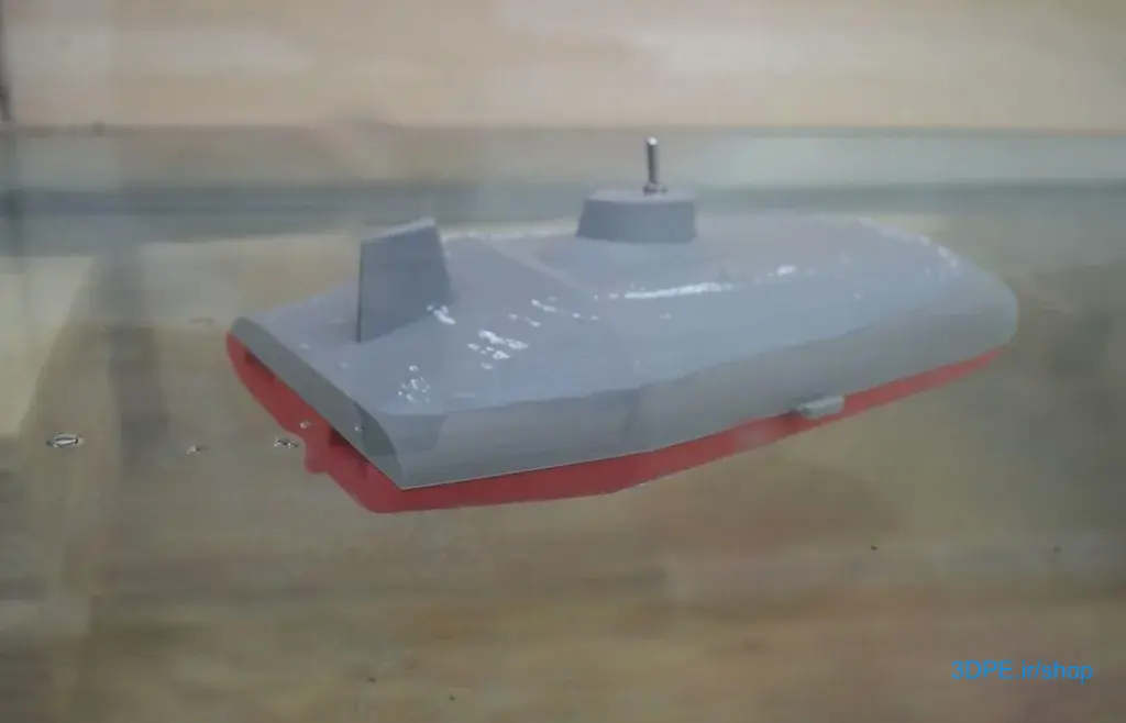 مرحله4: تست زیردریایی اسباب بازی در آب شور