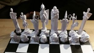 دانلود رایگان فایل سه بعدی مهره های شطرنج
