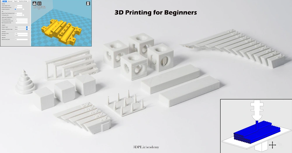 آموزش مفاهیم پرینت سه بعدی