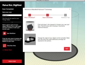 makerbot digitizer اسکنر